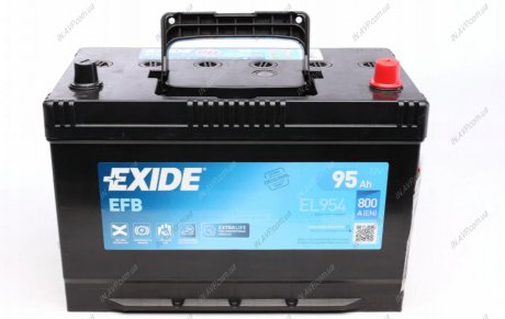 Аккумулятор 95Ah-12v EFB (306х173х222),R,EN800 EXIDE EL954
