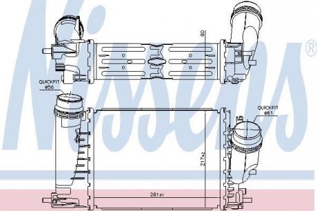 Інтеркулер NISSENS Nissens A/S 961429