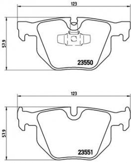 Гальмівні колодки дискові Brembo P 06 039X