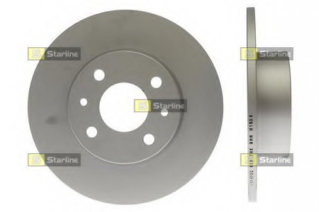 Диск тормозной окрашенный (антикорозионная обработка) STAR LINE PB 1470C (фото 1)