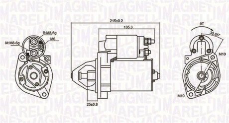 ROZRUSZNIK 12V MERCEDES CLK/KLASA C/E/SPRINTER/VITO/VW LT 94 -> SZT Magneti Marelli 063721075010