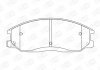 HYUNDAI Тормозные колодки передние H-1,Santa Fe 01-,SsangYong Actyon,Kyron,Rexton 02- Champion 572453CH (фото 1)