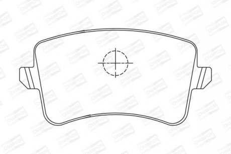 Гальмівні колодки зад. A4 07-/Q5 12- (TRW) Champion 573259CH