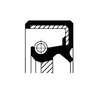 Уплотняющее кільце вала, автоматическая коробка передач, Уплотняющее кільце, дифференциал CORTECO 19035233B (фото 1)