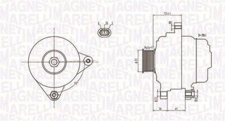 Генератор Magneti Marelli 063731792010