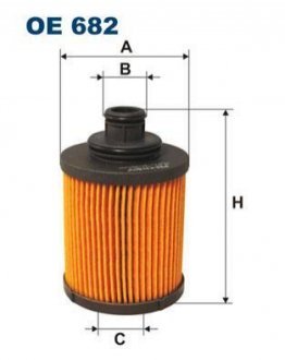 Фільтр масляний FILTRON WIX FILTERS OE 682/4