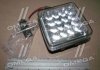 Фара LED квадратная 48Вт, 52 лампы, 110*107*61мм, гибридный луч, 12/24V, 6000K (ТМ) Jubana 453701085 (фото 2)