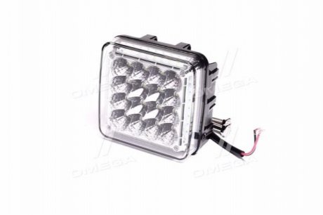 Фара LED квадр. 48W, 52 лампи, 110*107*61мм, 7500Lm гібридний промінь, 12/24V, 6000K (LITLEDA, JUBAN Jubana 453701085 (фото 1)