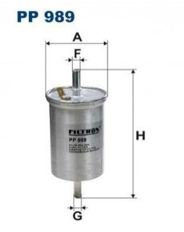 Фільтр палива FILTRON WIX FILTERS PP 989/2