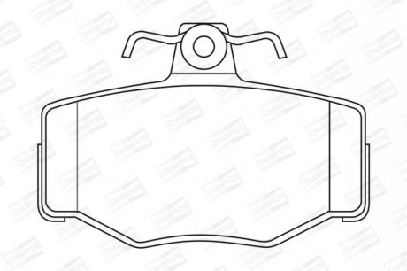 NISSAN Тормозные колодки задн. Almera 1.5/2.2 00- Primera 1.6/2.0 93-01 Champion 571421CH