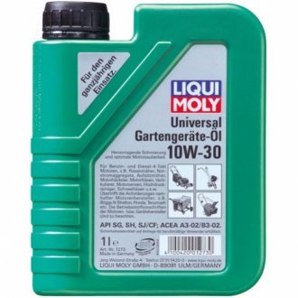 LM 1л UNIVERSALOL FUR GARTENGERATE 10W-30 Масло мотор. 4-такт. для садовой техники LIQUI MOLY 8037