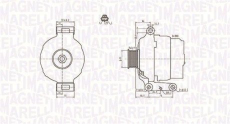 Генератор Magneti Marelli 063731636010