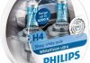 Лампа накаливания H4 12V 60/55W WhiteVision ULTRA +60 (4200K) (компл) Philips 12342WVUSM (фото 3)