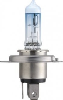Лампа накаливания H4 12V 60/55W WhiteVision ULTRA +60 (4200K) (компл) Philips 12342WVUSM