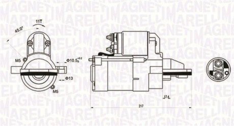 Стартер Magneti Marelli 063721246010