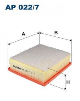 Фільтр повітря FILTRON WIX FILTERS AP 022/7