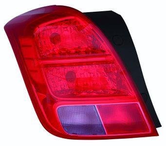 Lampa tył L (na żarówki, kolor szkła czerwony) CHEVROLET TRAX 12.12- LORO DEPO 235-1926L-LD-UE