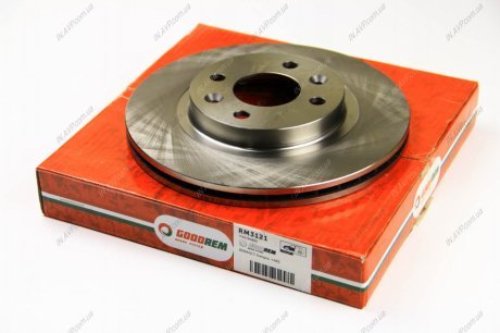Тормозной диск перед. Kangoo/Clio I/II//Logan/Megane 97- (+ABS) (259x20.6) GOODREM RM3121