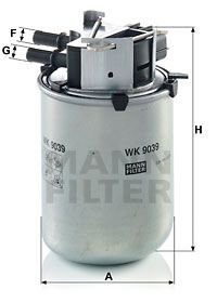 Фільтр палива MANN-FILTER WK 9039