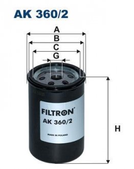 Фільтр повітря FILTRON WIX FILTERS AK 360/2