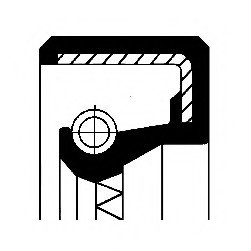 Уплотняющее кільце, дифференциал, Уплотняющее кільце, ступица колеса CORTECO 19035001B (фото 1)