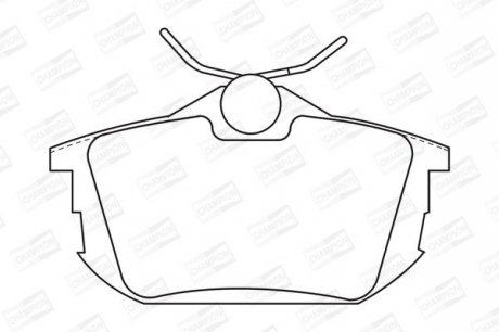 Гальмівні колодки зад. Carisma 95-06/Colt 04-12 (TRW) Champion 571941CH