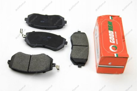 Колодки тормозные передние Subaru Impreza 02-/Forester 02- (akebono) GOODREM RM1251
