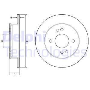 Гальмівний диск Delphi BG4917C