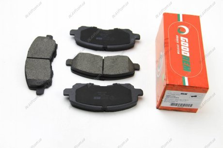 Тормозные колодки перед. Lancer VIII/Outlander II/Peugeot 4008 08- GOODREM RM1259