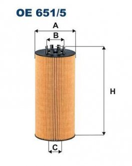 Фільтр масляний FILTRON WIX FILTERS OE 651/5