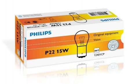 Автомобильная лампа: 12 [В] Stop P22 Vision 15W цоколь BA15s Philips 87821228