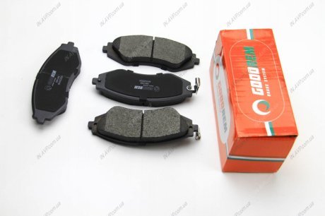 Тормозные колодки перед Astra/Lacetti/Lanos/Nubira 1.6/2.0/2.5 GOODREM RM1248