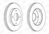 Диск тормозной MITSUBISHI COLT 1.1-1.5 04- передн. Champion 562575CH (фото 1)