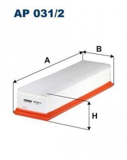 Фільтр повітря FILTRON WIX FILTERS AP 031/2