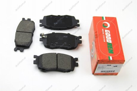 Колодки тормозные передние Hyundai Accent/Kia Rio 05- (mando) GOODREM RM1233