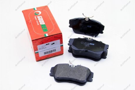 Тормозные колодки перед T4 1.9TD/2.4D >99 (R15)(невент.диск) GOODREM RM1130