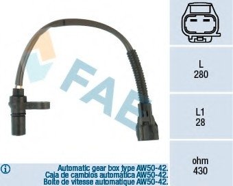 Датчик импульсов, Датчик частоты вращения, управление двигателем FAE 79123