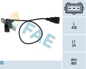 Датчик импульсов, Датчик частоты вращения, управление двигателем FAE 79032