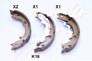 Комплект тормозных колодок, стояночная тормозная система Ashika 55-0K-K18