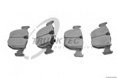 Комплект тормозных колодок, дисковый тормоз TRUCKTEC Automotive GmbH 08.34.100 (фото 1)