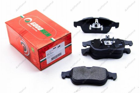 Тормозные колодки перед. Megane 09-/Duster 10-/Dokker 13- GOODREM RM1174