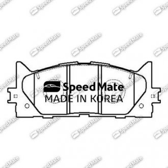 Колодки тормозные диск. TOYOTA Camry (, Korea) Speedmate SM-BPJ009 (фото 1)