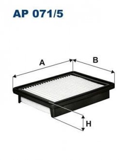 Фільтр повітря FILTRON WIX FILTERS AP 071/5