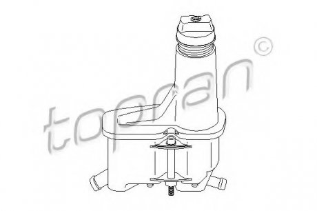 Компенсационный бак, гидравлического масла услителя руля TOPRAN 108 568