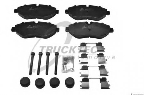 Комплект тормозных колодок, дисковый тормоз TRUCKTEC Automotive GmbH 0235196 (фото 1)