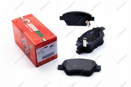 Тормозные колодки перед. Doblo 01- (Bosch) (123x53.3x18) GOODREM RM1159
