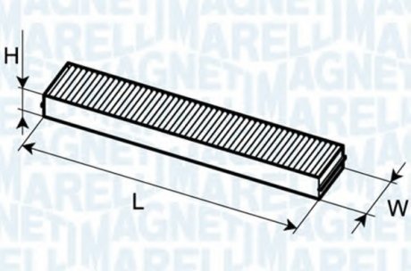 Фильтр, воздух во внутренном пространстве Magneti Marelli 350203062470