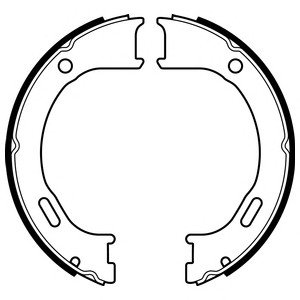 Гальмівні колодки, барабанні Delphi LS2076