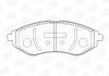 Колодка торм. диск. CHEVROLET AVEO передн. Champion 572539CH (фото 1)