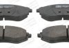 Колодка торм. диск. CHEVROLET AVEO передн. Champion 572539CH (фото 2)